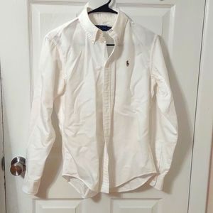 Ralph Lauren oxford button down small white